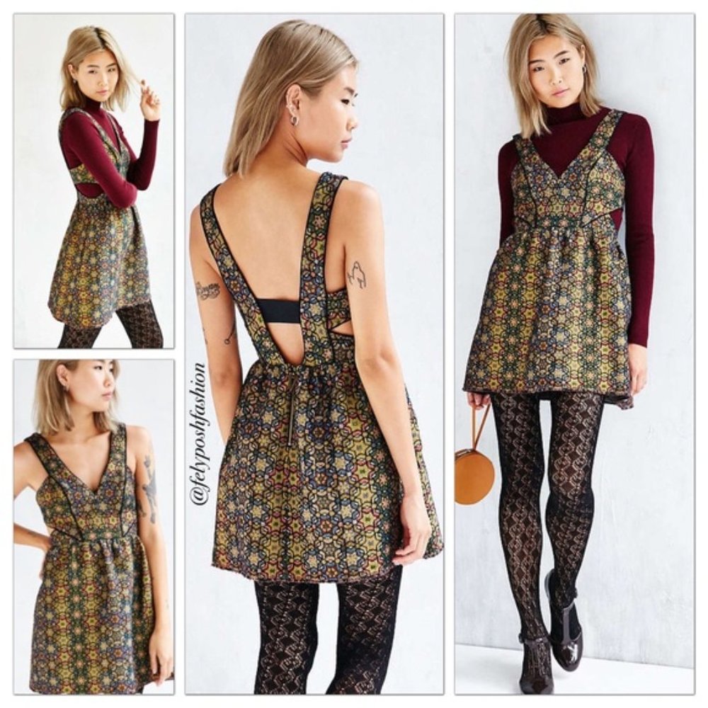 Ecote Jacquard Cathedral Dress